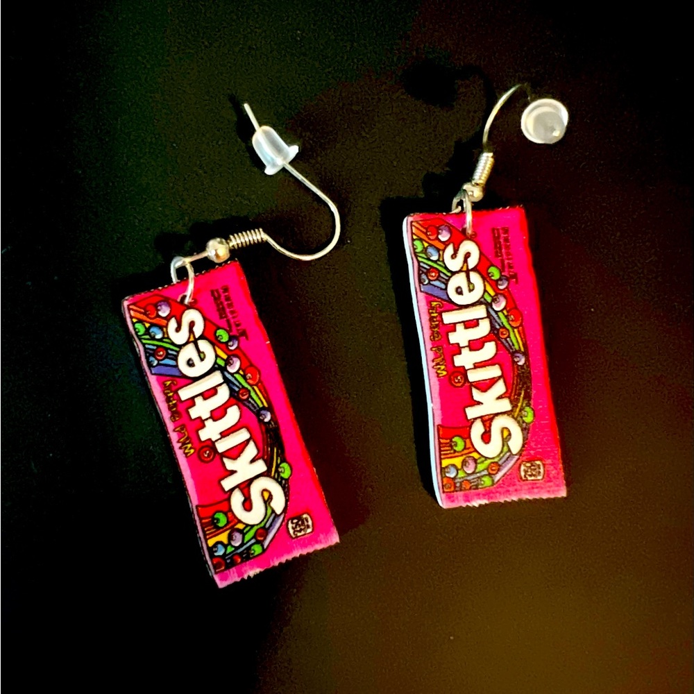 SKITTLES!! Fun Skittles Earrings